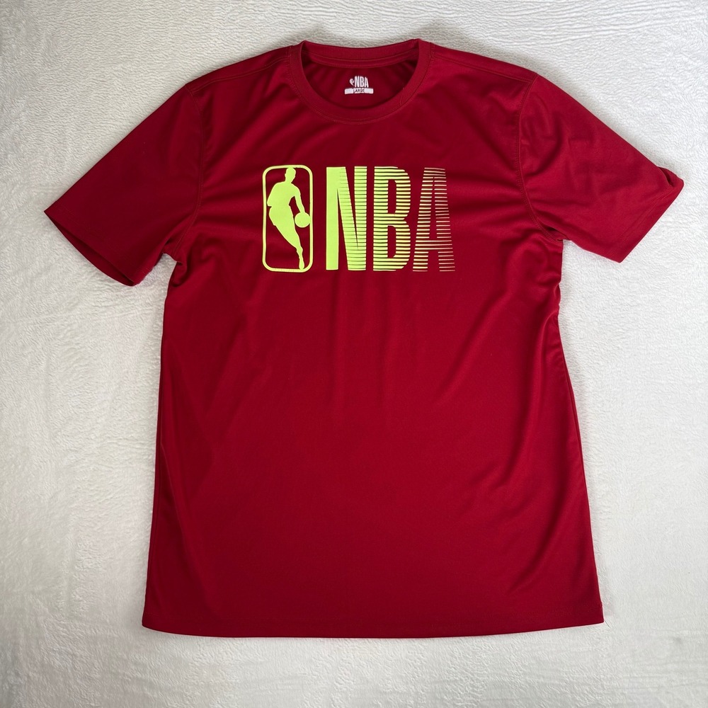 NBA Graphic Performance T-Shirt Large Red Mens